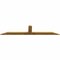 Ekena Millwork Portland Rough Sawn Timber Gable Bracket, Western Red Cedar, 108"W x 22"H x 2"D x 6"F, 5/12 Pitch GBW108X22X0206POR00RWR - alternate 3
